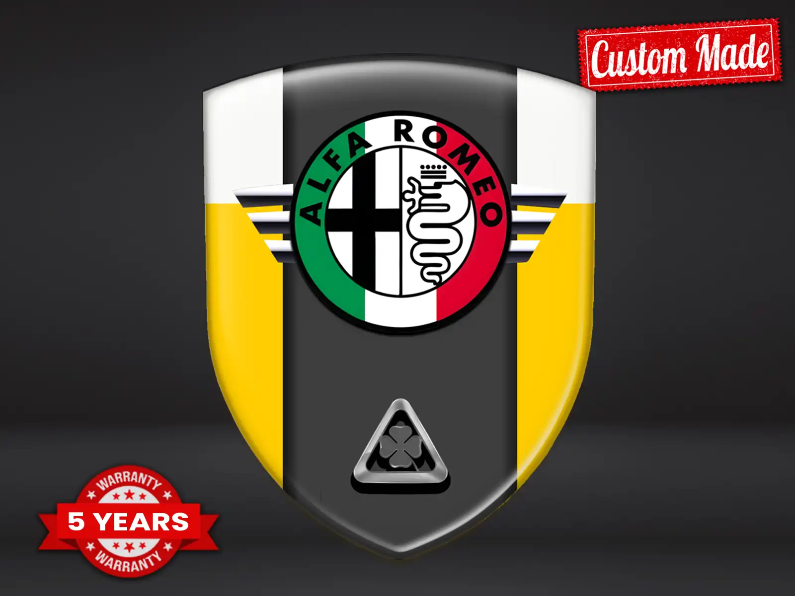 Alfa Romeo Autoaufkleber Stern Design Modern